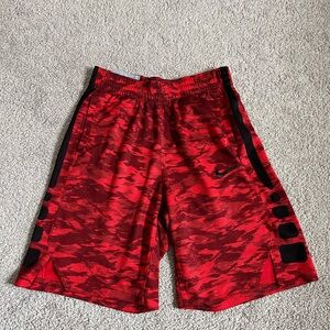 Nike Boy - XL Red and Black Camo Shorts